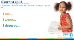 Desktop Screenshot of parentachild.org